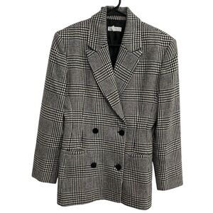 Excellent condition! Barneys New York Womens Houndstooth Blazer, size small